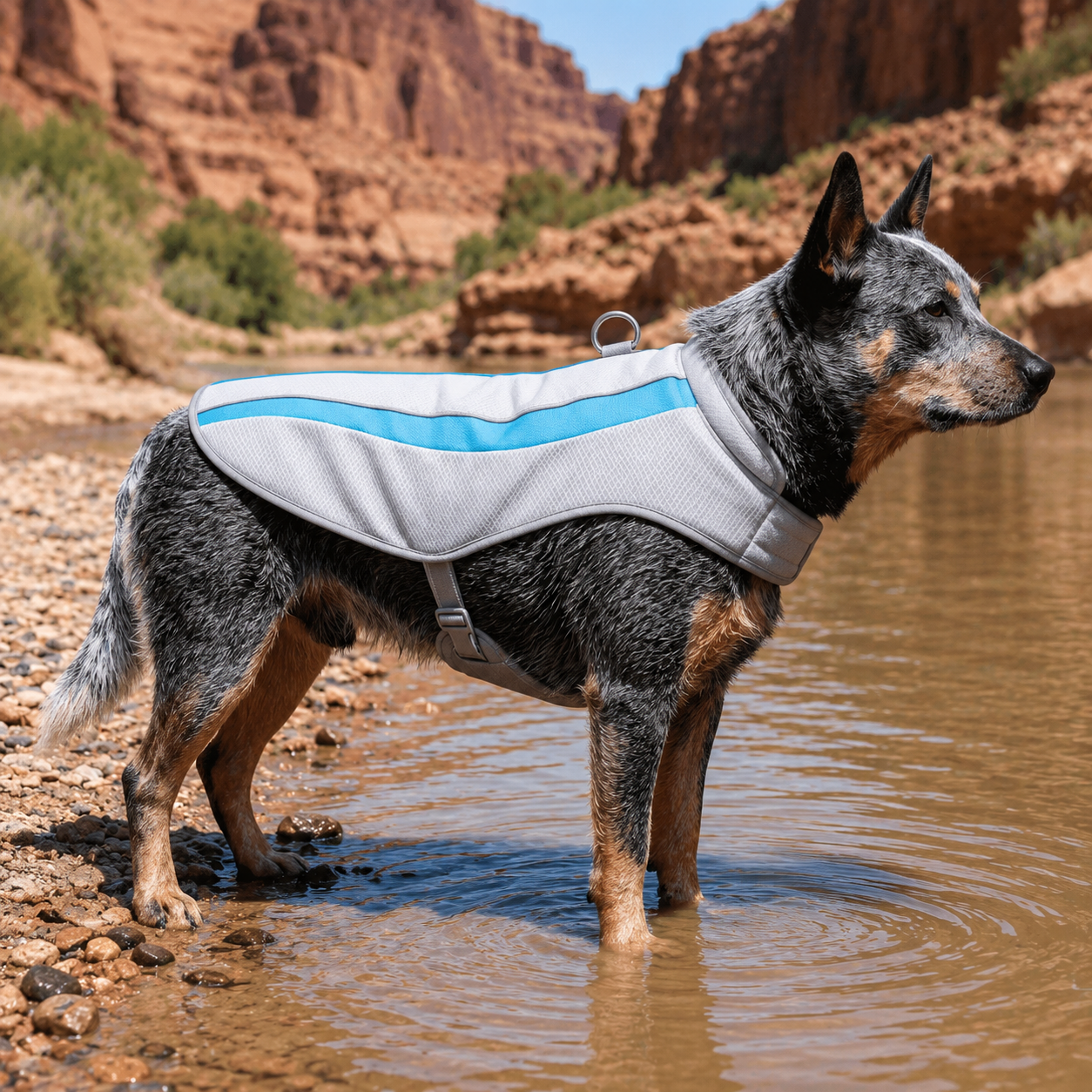 Dog Cooling Vest, Evaporative Mesh Fabric