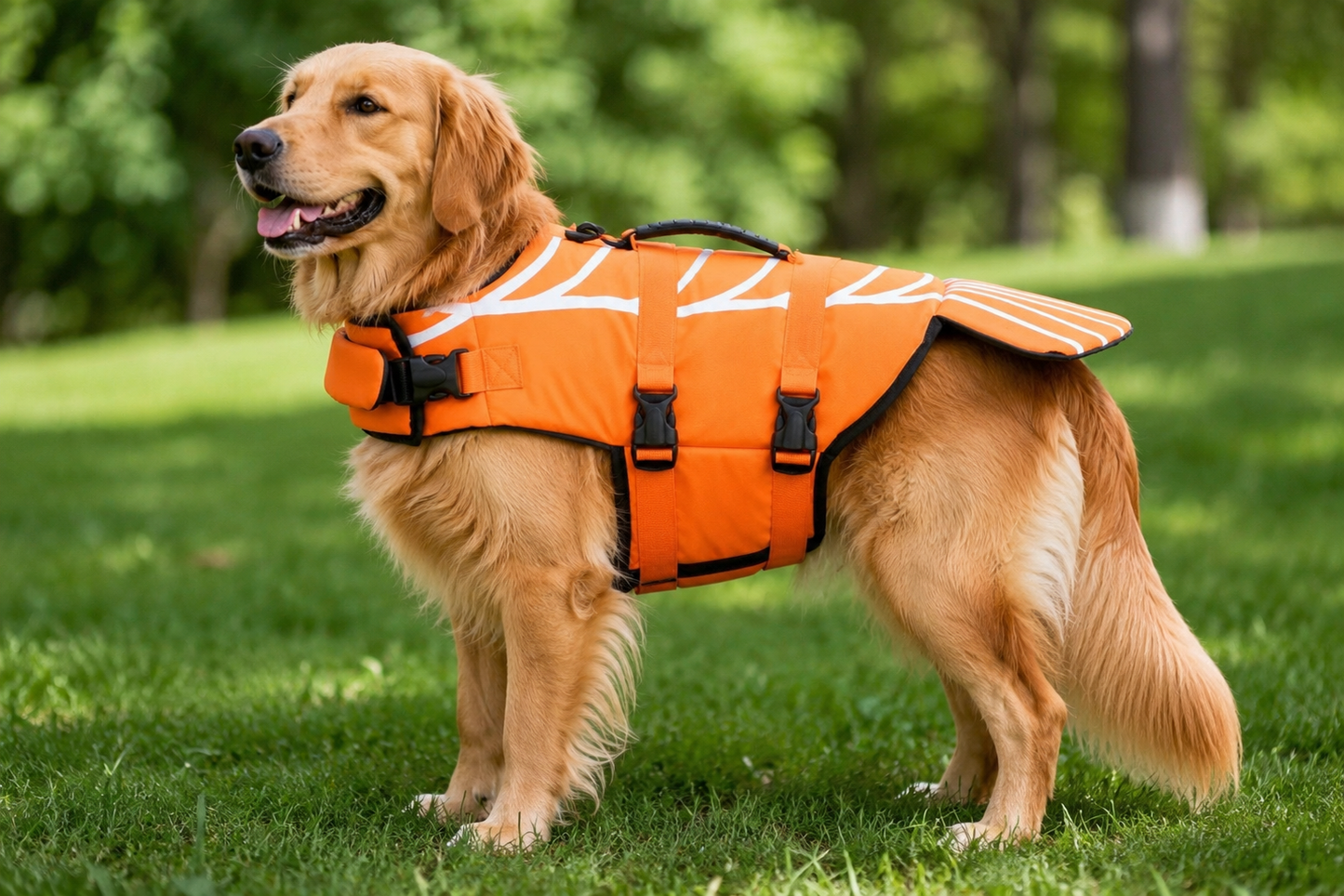Dog Swim Vest, Adjustable Fit, Durable