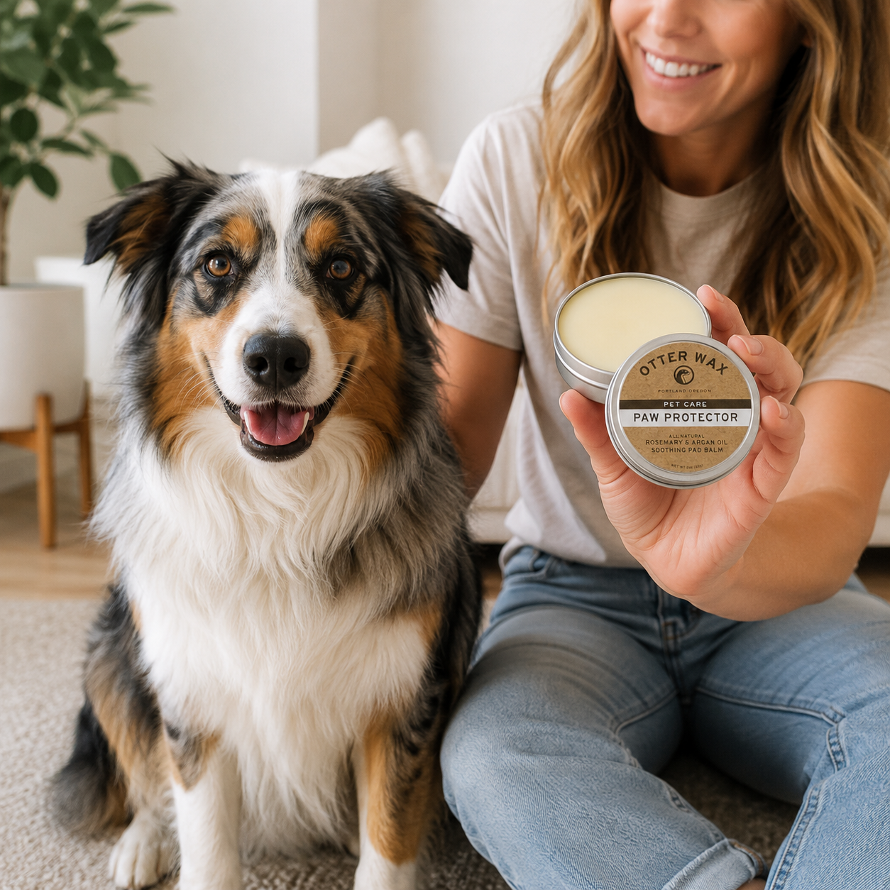 Dog Paw and Nose Balm, Natural Moisturizing Formula