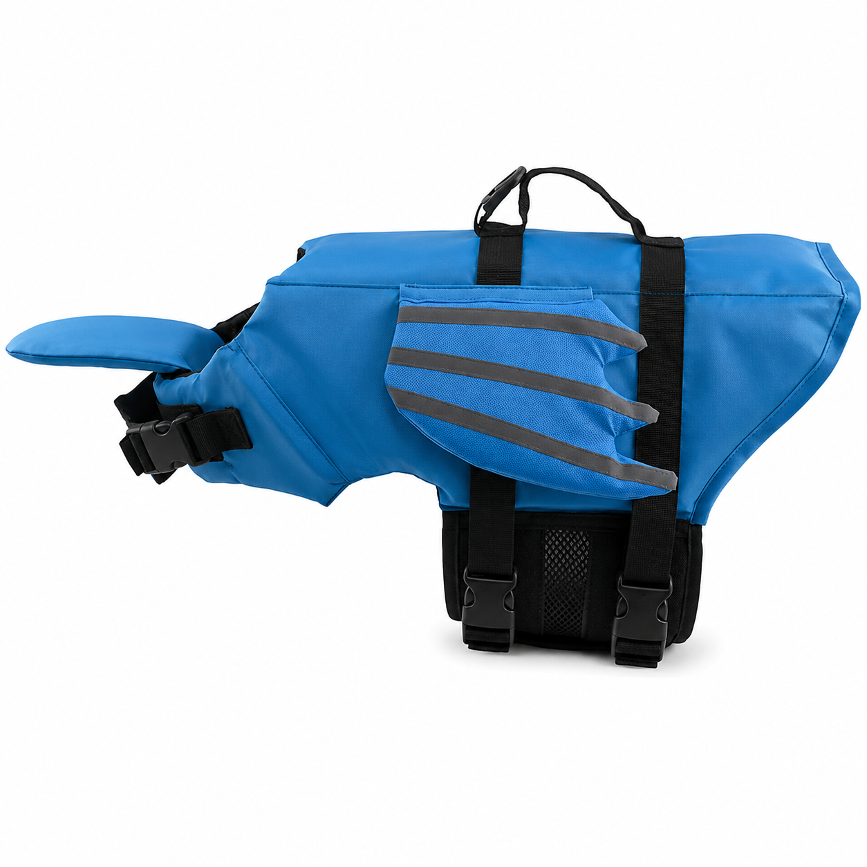 Dog Life Jacket with Reflective Strips, Adjustable
