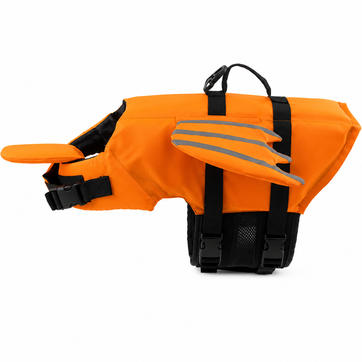 Dog Life Jacket with Reflective Strips, Adjustable