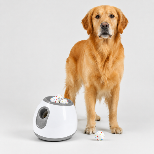 Automatic Dog Ball Launcher, Adjustable Distance
