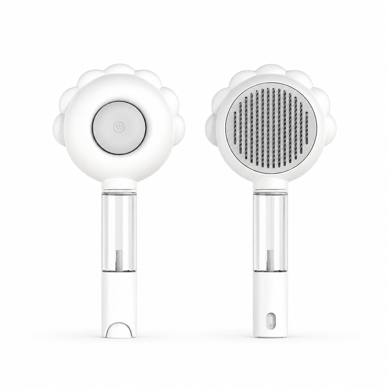 Self-Cleaning Pet Grooming Brush with Spray