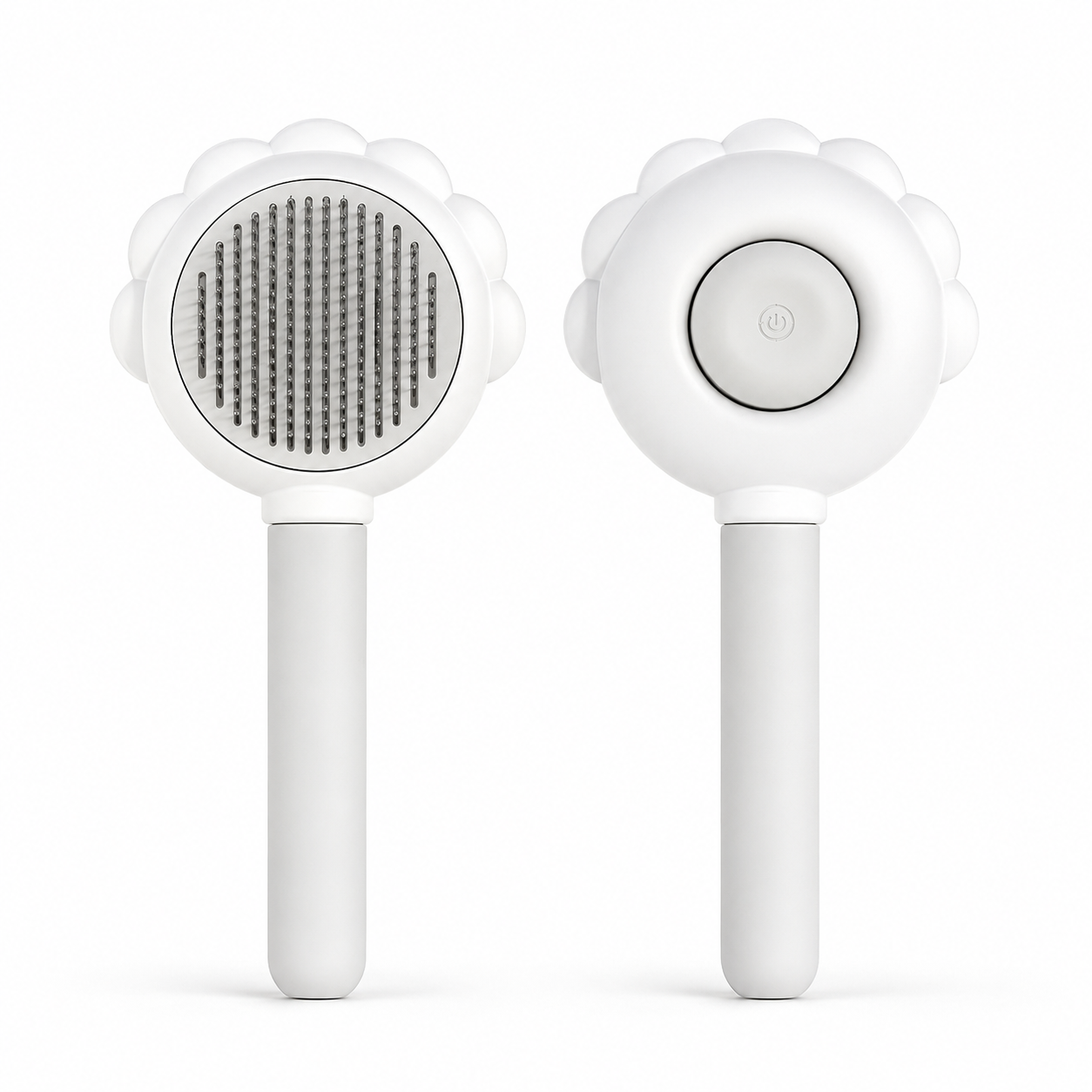 Self-Cleaning Pet Grooming Brush with Spray