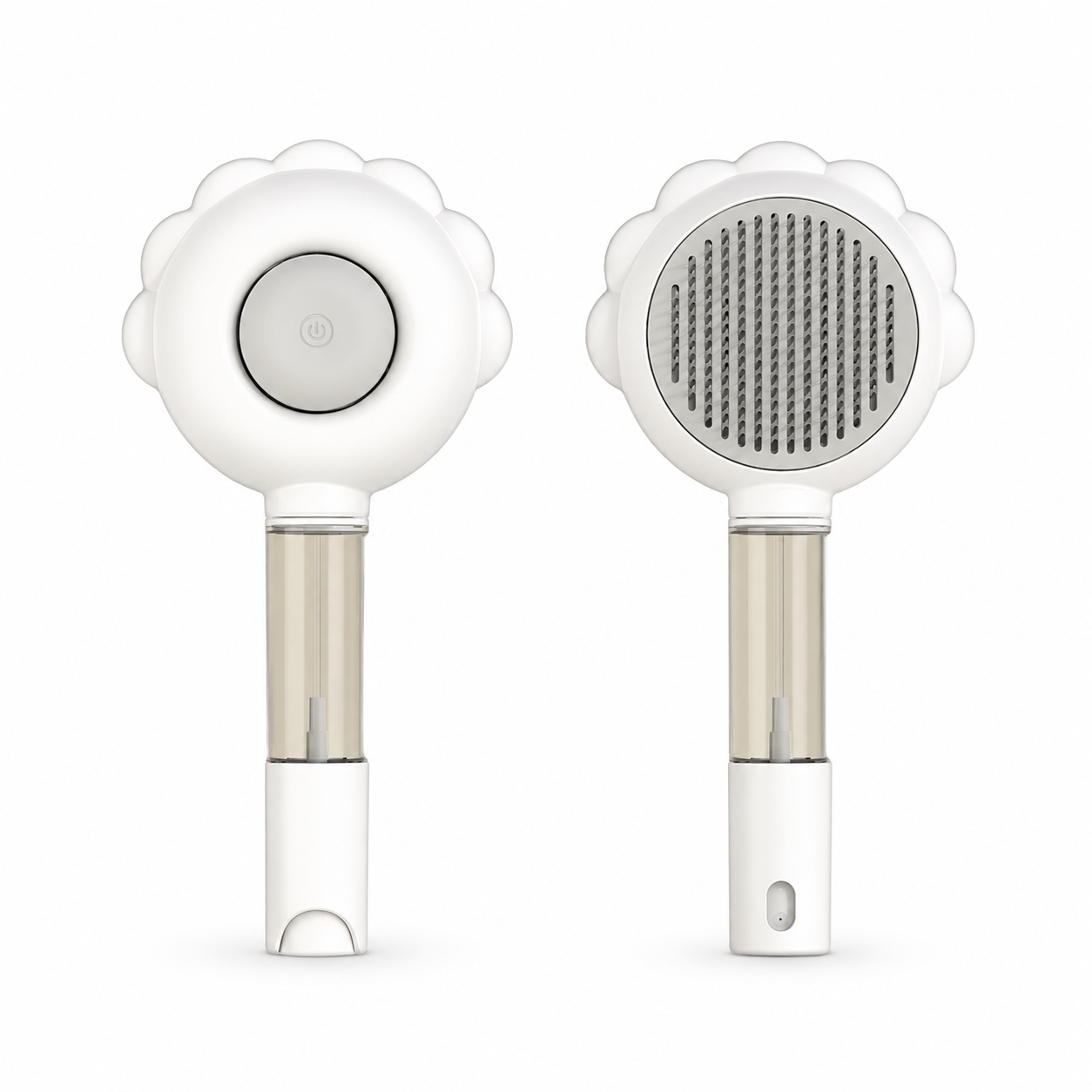 Self-Cleaning Pet Grooming Brush with Spray