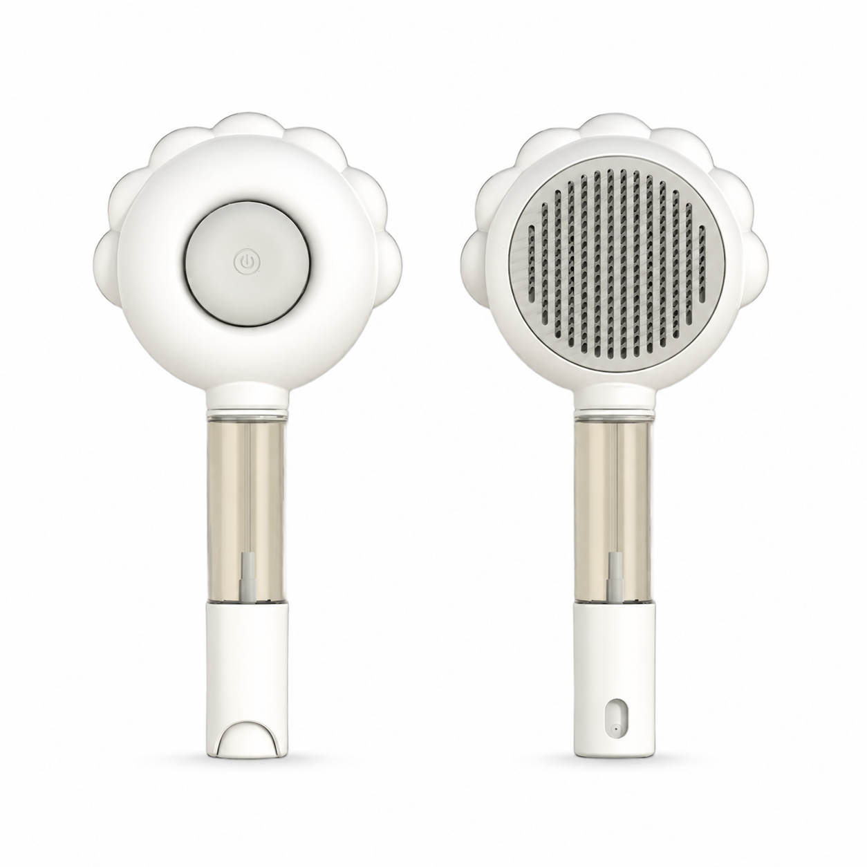 Self-Cleaning Pet Grooming Brush with Spray