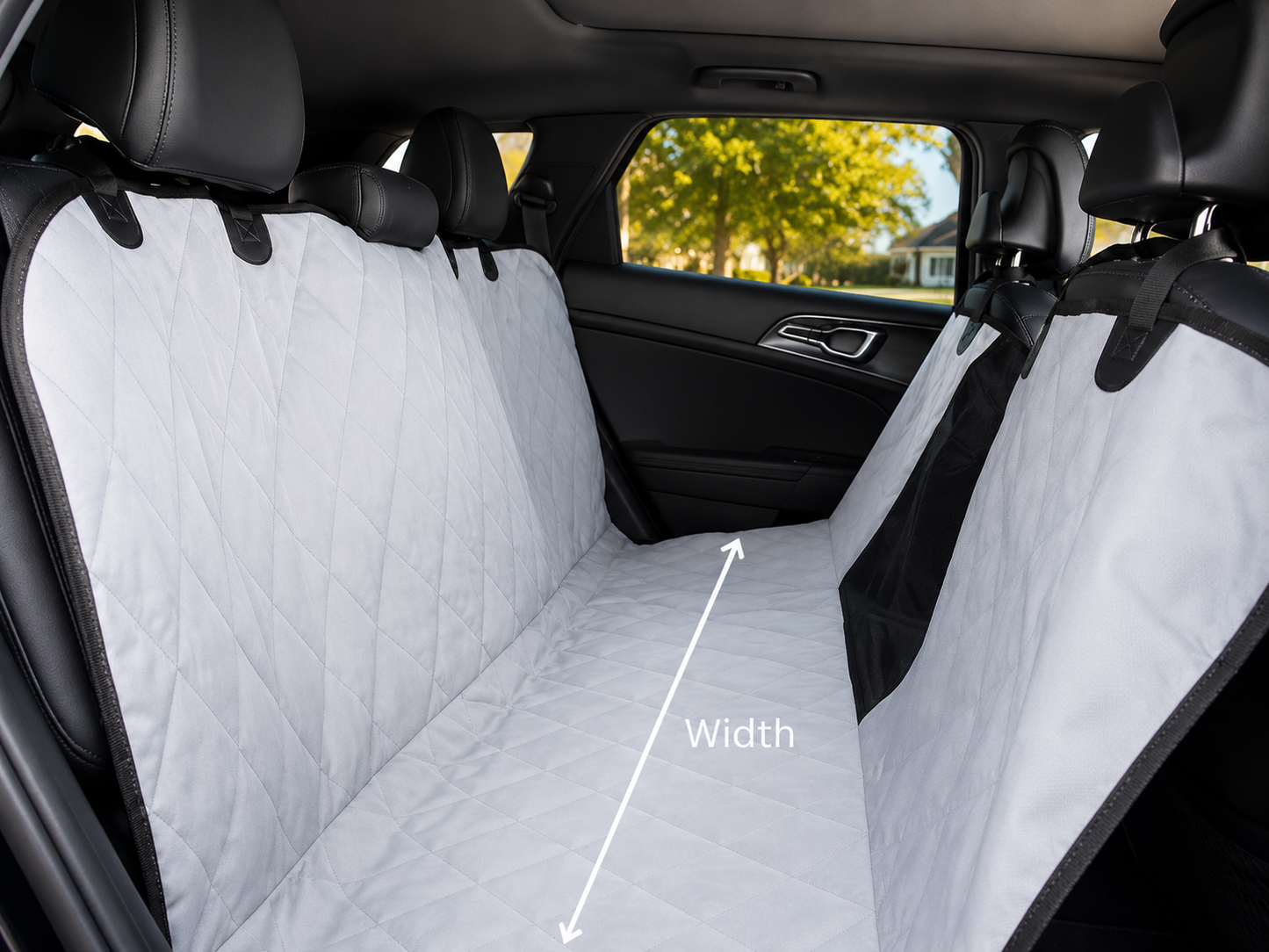 Dog Car Seat Cover, Waterproof Hammock, Universal Fit