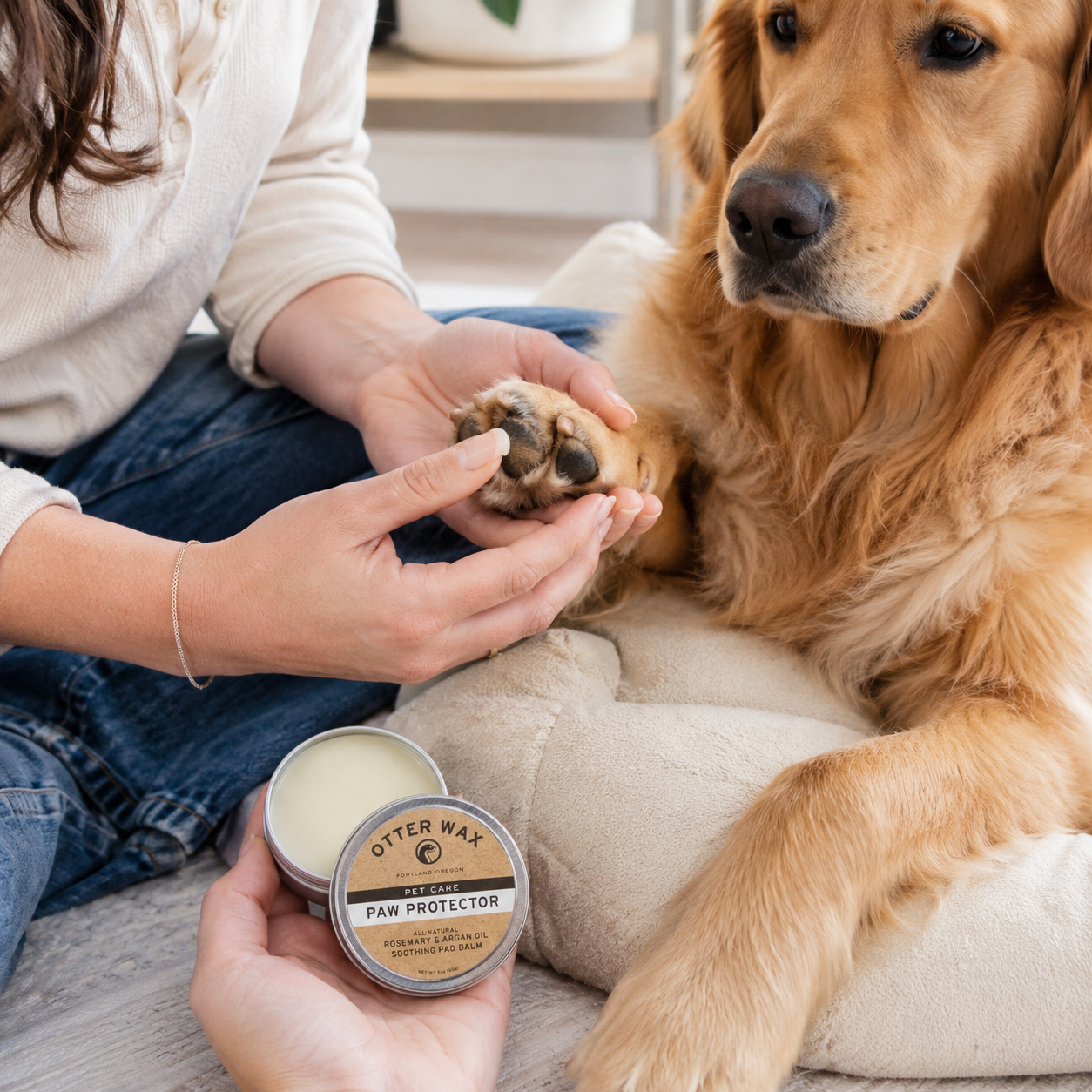 Dog Paw and Nose Balm, Natural Moisturizing Formula