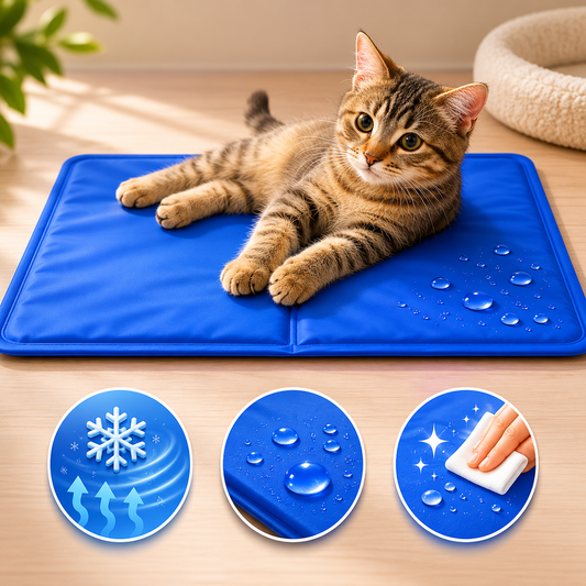 Cat Cooling Mat, Gel Core, Lightweight